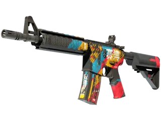 M4A4 | Cyber Security (Battle-Scarred)
