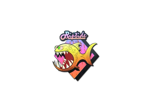 Sticker | Yellow Jaggyfish