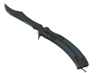 ★ StatTrak™ Butterfly Knife | Night (Field-Tested)