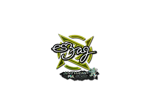 Sticker | es3tag (Glitter) | Antwerp 2022