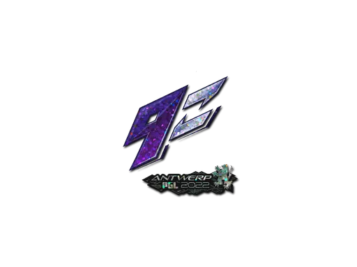 Sticker | 9z Team (Glitter) | Antwerp 2022