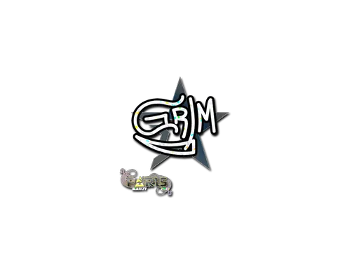Sticker | Grim (Glitter) | Paris 2023