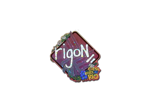 Sticker | rigoN (Glitter) | Rio 2022
