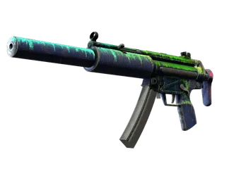 StatTrak™ MP5-SD | Phosphor (Battle-Scarred)