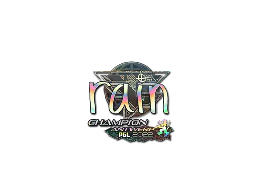 Sticker | rain (Holo, Champion) | Antwerp 2022