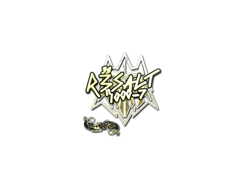 Sticker | r3salt (Gold) | Paris 2023