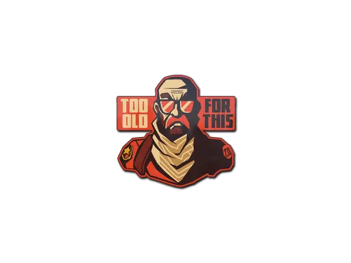 Sticker | Too Old for This